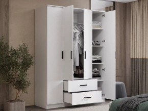 Шкаф 4-х створчатый Титан (белый) в Озерске - ozersk.ok-mebel.com | фото 4