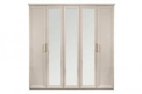 Шкаф 5-ти ств с зеркалами Мокко (бежевый) в Озерске - ozersk.ok-mebel.com | фото 3