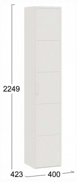 Шкаф для белья Стелла Исп.2 в Озерске - ozersk.ok-mebel.com | фото 4
