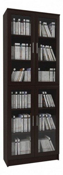 Шкаф книжный Мебелайн-10 в Озерске - ozersk.ok-mebel.com | фото