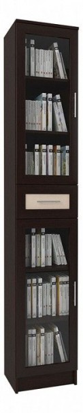 Шкаф книжный Мебелайн-18 в Озерске - ozersk.ok-mebel.com | фото