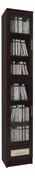 Шкаф книжный Мебелайн-25 в Озерске - ozersk.ok-mebel.com | фото