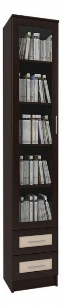 Шкаф книжный Мебелайн-34 в Озерске - ozersk.ok-mebel.com | фото