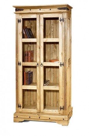Шкаф книжный "Викинг 03" массив в Озерске - ozersk.ok-mebel.com | фото 2
