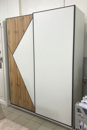Шкаф-купе 1600 серии SOFT D8+D2+B2+PL4 (2 ящика+F обр.штанга) профиль «Графит» в Озерске - ozersk.ok-mebel.com | фото 5