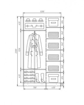 Шкаф-купе ХИТ 22-4-12-11 (420) в Озерске - ozersk.ok-mebel.com | фото 5