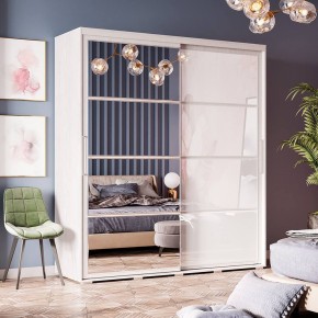 Шкаф-купе Крафт-6 1.6 м ШКК-06 (ясень белый) в Озерске - ozersk.ok-mebel.com | фото