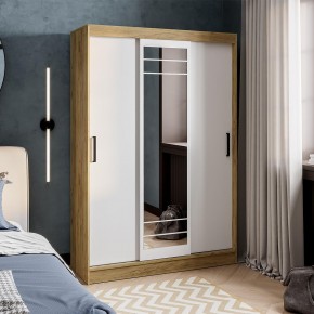 Шкаф-купе Тео ШКК-02 (крафт/белый) в Озерске - ozersk.ok-mebel.com | фото