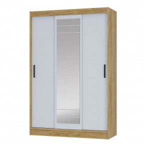 Шкаф-купе Тео ШКК-02 (крафт/белый) в Озерске - ozersk.ok-mebel.com | фото 2