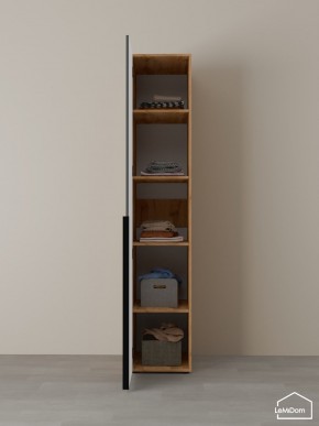 Шкаф Linnea MHR-1-2 2050х400х510 (ДВ-М 11.1.25) в Озерске - ozersk.ok-mebel.com | фото 4