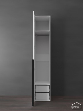 Шкаф Linnea MHR-1-3 2050х400х510 (Белый-М 11.1.2) в Озерске - ozersk.ok-mebel.com | фото 6