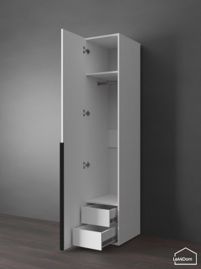 Шкаф Linnea MHR-1-3 2050х400х510 (Белый-М 11.1.2) в Озерске - ozersk.ok-mebel.com | фото 7
