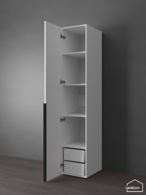 Шкаф Linnea MHR-1-3 2050х400х510 (Белый-М 11.1.2) в Озерске - ozersk.ok-mebel.com | фото 5