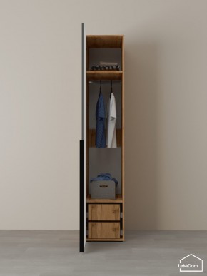 Шкаф Linnea MHR-1-3 2050х400х510 (ДВ-М 11.1.25) в Озерске - ozersk.ok-mebel.com | фото 5