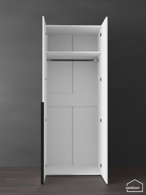 Шкаф Linnea MHR-2 2050х800х510 (Белый-М 11.1.2) в Озерске - ozersk.ok-mebel.com | фото 4