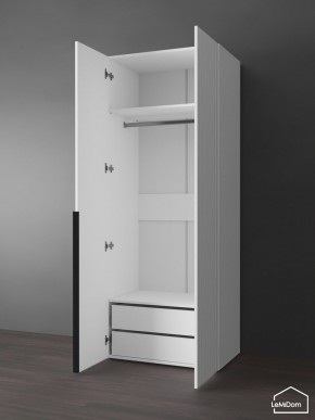 Шкаф Linnea MHR-2-3 2050х800х510 (Белый-М 11.1.2) в Озерске - ozersk.ok-mebel.com | фото 6