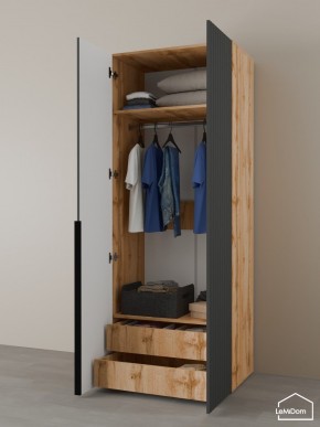 Шкаф Linnea MHR-2-3 2050х800х510 (ДВ-М 11.1.25) в Озерске - ozersk.ok-mebel.com | фото 6