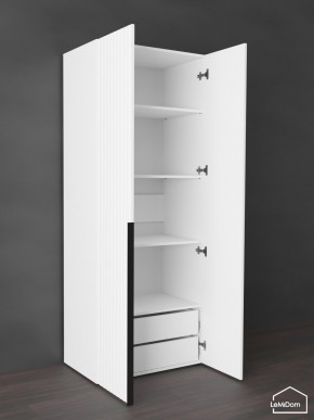 Шкаф Linnea MHR-2-4 2050х800х510 (Белый-М 11.1.1) в Озерске - ozersk.ok-mebel.com | фото 6