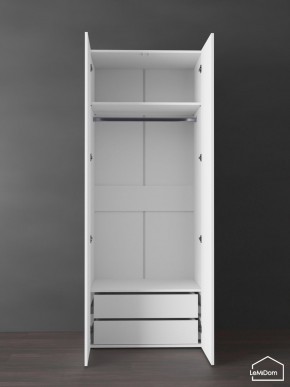 Шкаф Linnea MHR-2PO-3 2050х800х510 (Белый-М 11.1.2) в Озерске - ozersk.ok-mebel.com | фото 4