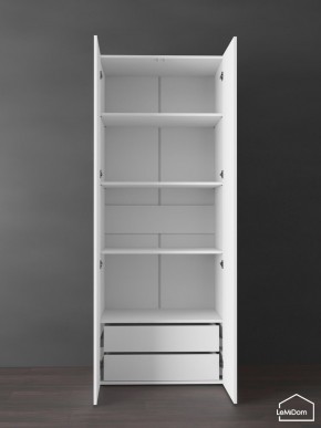 Шкаф Linnea MHR-2PO-4 2050х800х510 (Белый-М 11.1.2) в Озерске - ozersk.ok-mebel.com | фото 5