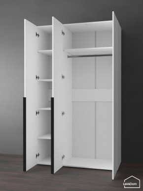 Шкаф Linnea MHR-3-1 2050х1200х510 (Белый-М 11.1.2) в Озерске - ozersk.ok-mebel.com | фото 5