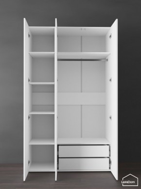 Шкаф Linnea MHR-3PO-2 2050х1200х510 (Белый-М 11.1.2) в Озерске - ozersk.ok-mebel.com | фото 6