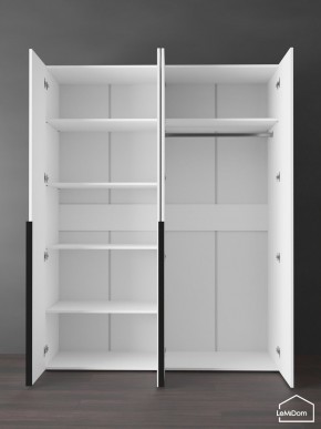 Шкаф Linnea MHR-4-1 2050х1600х510 (Белый-М 11.1.1) в Озерске - ozersk.ok-mebel.com | фото 4