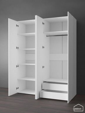 Шкаф Linnea MHR-4PO-2 2050х1600х510 (Белый-М 11.1.2) в Озерске - ozersk.ok-mebel.com | фото 6