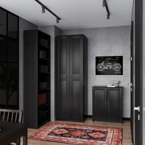 Шкаф МАКС двухдверный широкий, цвет Дуб Венге в Озерске - ozersk.ok-mebel.com | фото 4