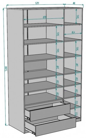 Шкаф Мальта H219 в Озерске - ozersk.ok-mebel.com | фото 2