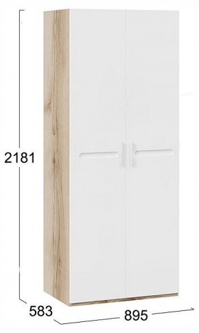 Шкаф платяной Фьюжн ТД-260.07.02 в Озерске - ozersk.ok-mebel.com | фото 4