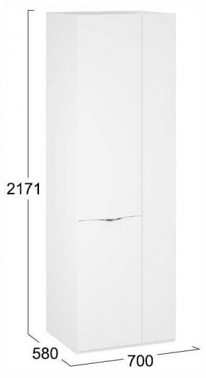 Шкаф платяной Глосс СМ-319.07.006 в Озерске - ozersk.ok-mebel.com | фото 4