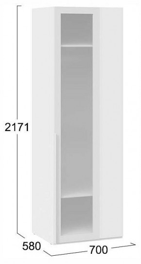 Шкаф платяной Порто СМ-393.07.011 в Озерске - ozersk.ok-mebel.com | фото 4
