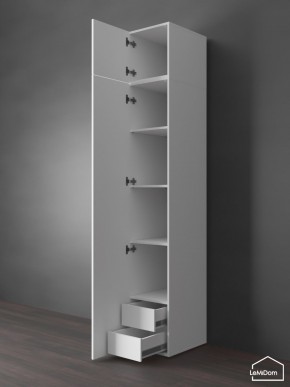 Шкаф с антресолью Linnea MHR-1POA-4 2450х400х510 (Белый-М 11.1.2) в Озерске - ozersk.ok-mebel.com | фото 5