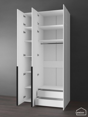 Шкаф с антресолью Linnea MHR-3A-2 2450х1200х510 (Белый-М 11.1.2) в Озерске - ozersk.ok-mebel.com | фото 5