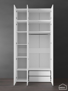 Шкаф с антресолью Linnea MHR-3POA-2 2450х1200х510 (Белый-М 11.1.2) в Озерске - ozersk.ok-mebel.com | фото 6