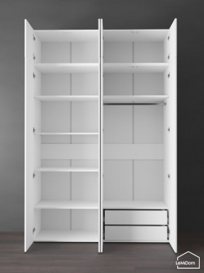 Шкаф с антресолью Linnea MHR-4POA-2 2450х1600х510 (Белый-М 11.1.2) в Озерске - ozersk.ok-mebel.com | фото 5