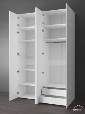 Шкаф с антресолью Linnea MHR-4POA-2 2450х1600х510 (Белый-М 11.1.2) в Озерске - ozersk.ok-mebel.com | фото 6