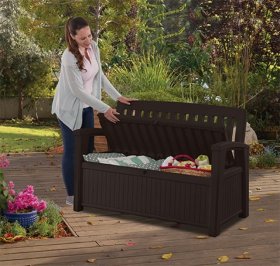 Скамья Patio Bench коричневый в Озерске - ozersk.ok-mebel.com | фото 2