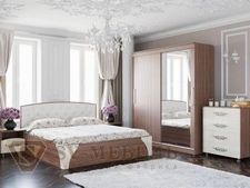 Спальный гарнитур Лагуна 7 со шкафом Квадро в Озерске - ozersk.ok-mebel.com | фото 1