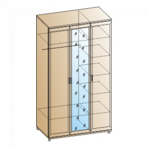 Спальня Мелисса композиция 3 (Гикори Джексон светлый) в Озерске - ozersk.ok-mebel.com | фото 4