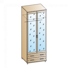 Спальня Мелисса композиция 5 (Гикори Джексон светлый) в Озерске - ozersk.ok-mebel.com | фото 6