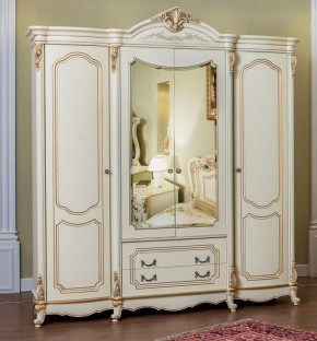 Спальный гарнитур Мона Лиза (крем) 1600 в Озерске - ozersk.ok-mebel.com | фото 6