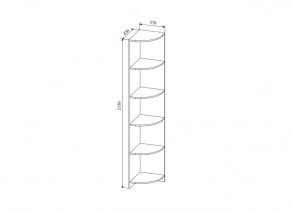 СКАНДИ СДУ370.1 Стеллаж угловой в Озерске - ozersk.ok-mebel.com | фото 2