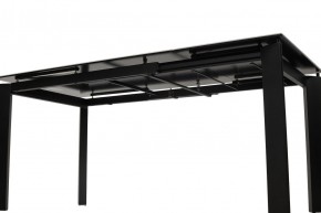 Стол CORNER 120 HIGH GLOSS STATUARIO керамика, стекло/ черный каркас, ®DISAUR в Озерске - ozersk.ok-mebel.com | фото 9