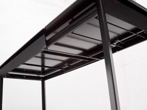 Стол CREMONA 140 HIGH GLOSS STATUARIO Белый мрамор глянцевый, керамика/ черный каркас, ®DISAUR в Озерске - ozersk.ok-mebel.com | фото 6