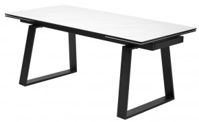 Стол VASTO 180 MARBLES KL-99 Белый мрамор матовый, итальянская керамика/ черный каркас, ®DISAUR в Озерске - ozersk.ok-mebel.com | фото 4