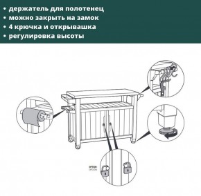 Столик для барбекю 207 Л (Unity XL 207L) в Озерске - ozersk.ok-mebel.com | фото 8