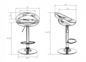 Стул барный DOBRIN DISCO LM-1010 (белый) в Озерске - ozersk.ok-mebel.com | фото 2