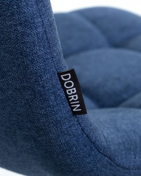 Стул барный DOBRIN NICOLE, черные матовые ножки, синяя ткань (UF860-14B) в Озерске - ozersk.ok-mebel.com | фото 9